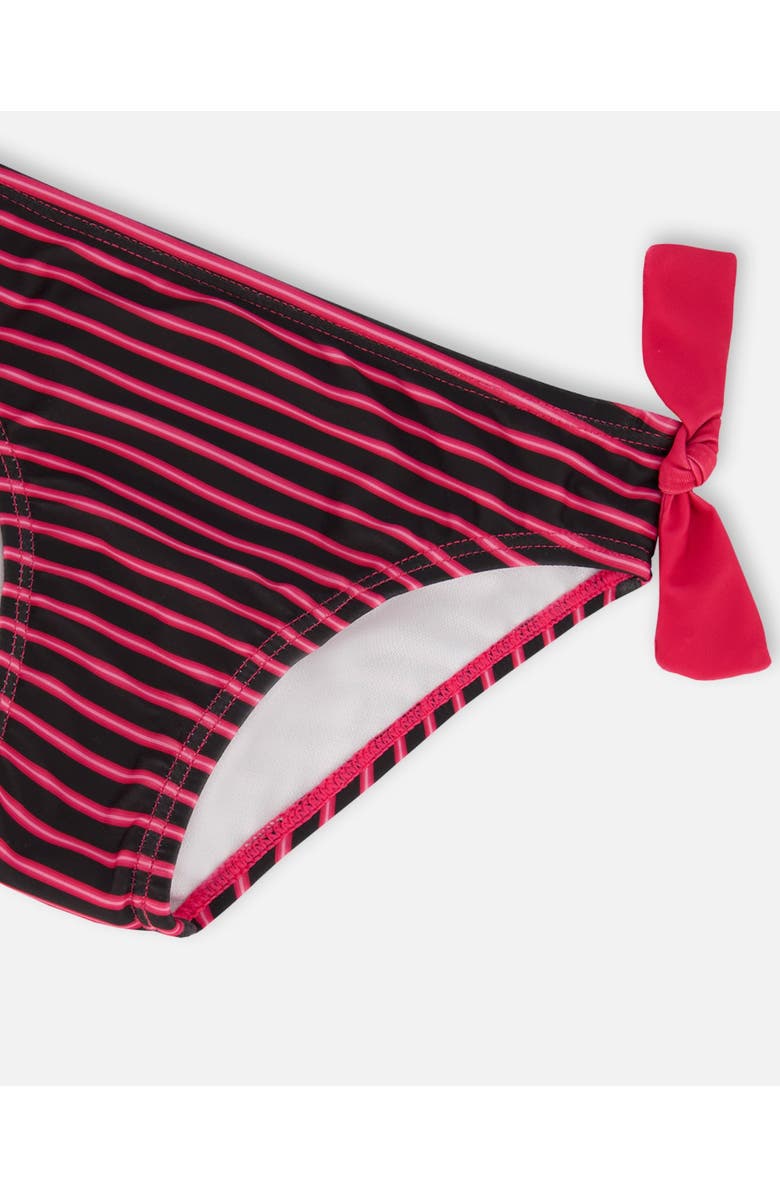 Deux par Deux Little Girl's Printed Two-Piece Swimsuit Black And Blue And Pink Items, Alternate, color, Black And Blue And Pink Items