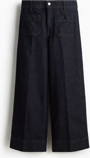 H&M Wide High Ankle Jeans