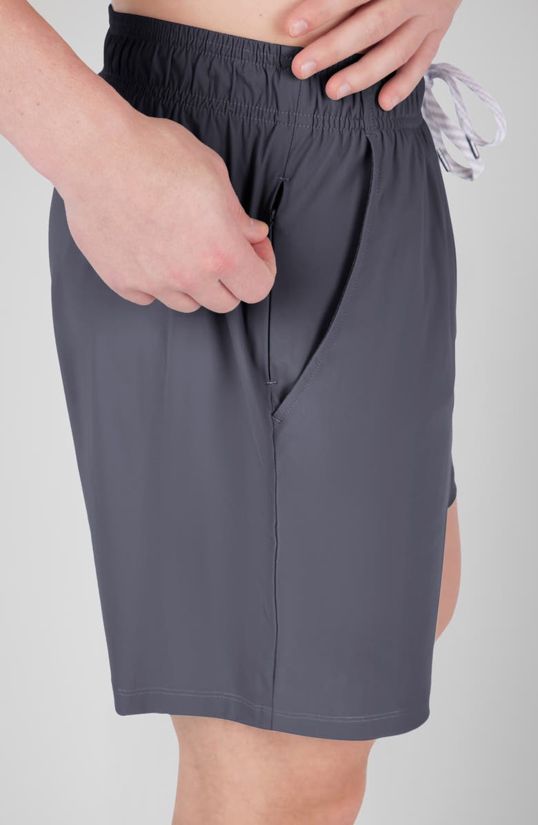 90 DEGREE BY REFLEX Warp End Zone Shorts, Alternate, color,