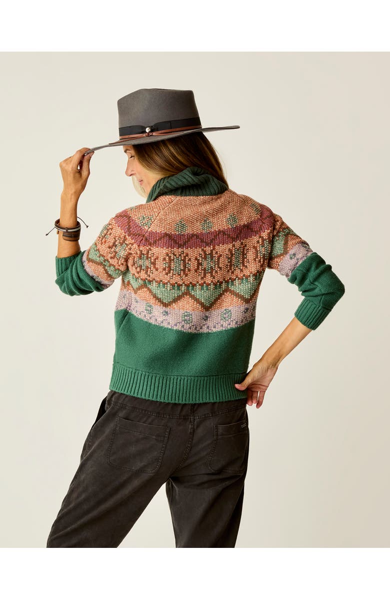 Carve Designs Neve Fairisle Turtleneck, Alternate, color, 