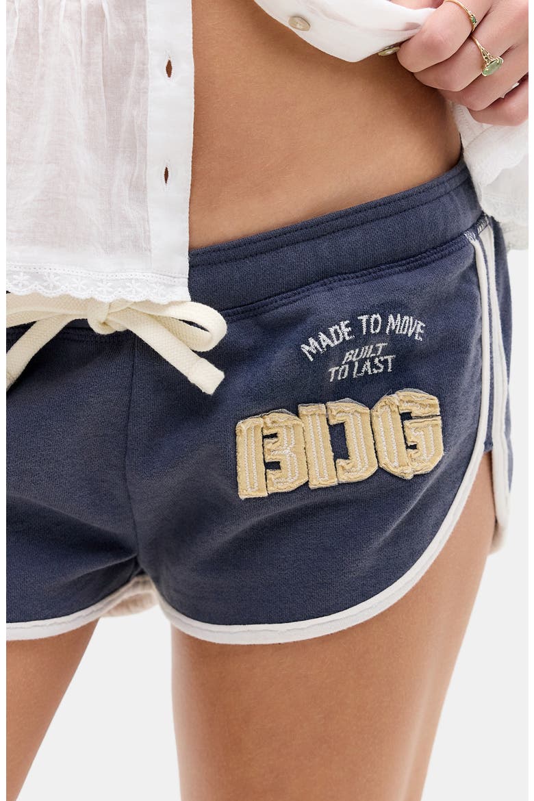 Retro Microshorts, Alternate, color, BLUE