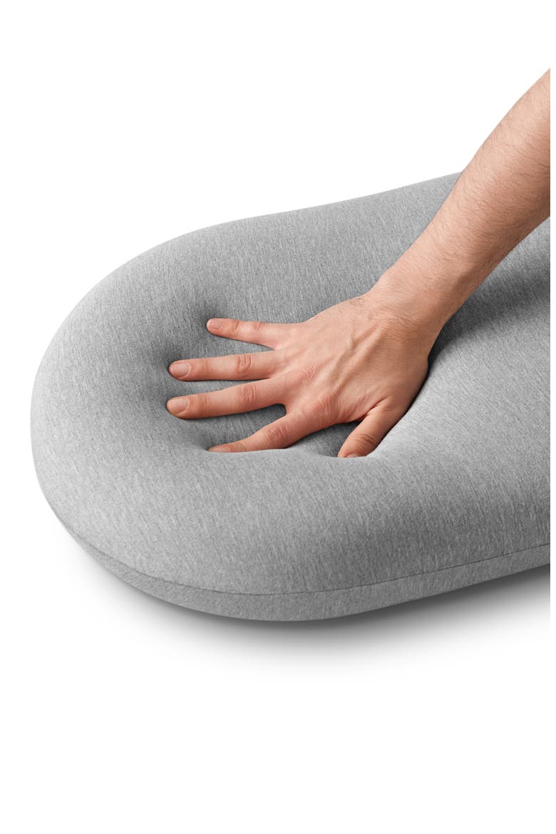 Memory Foam Bed Pillow, Alternate, color, LIGHT GREY