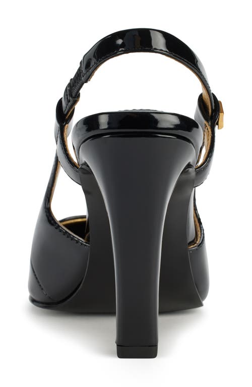 Donna Karan New York Donna Pointed Toe Slingback Pump In Black