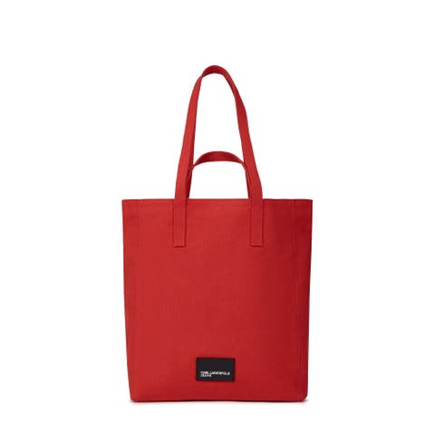 North-South Logo Shopper Tote