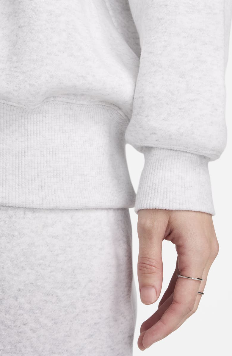 Nike Sportswear Phoenix Logo Sweatshirt, Alternate, color, Birch Heather/ Armory Blue