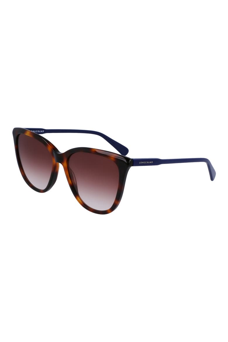 Le Pliage 56mm Gradient Tea Cup Sunglasses, Alternate, color, HAVANA