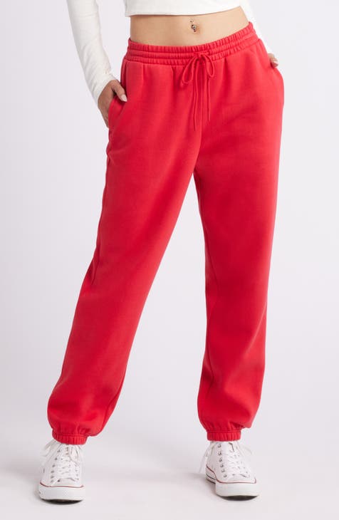 Red track pants womens online