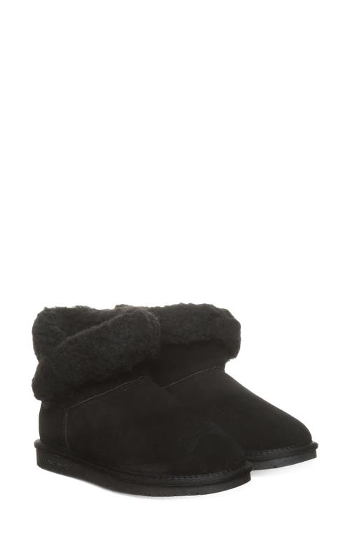 Bearpaw Franie Faux Shearling Lined Bootie In Black