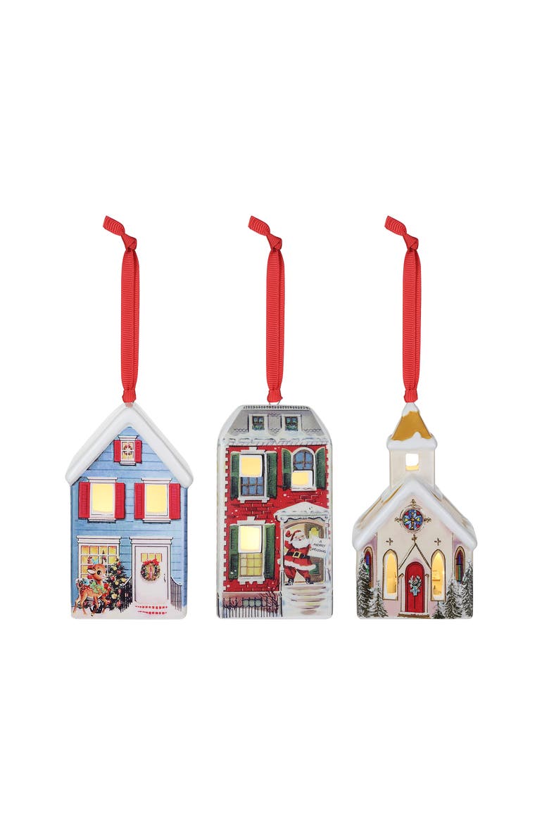 Vintage Village Ornaments Assortment - Set of 12, Main, color, Multicolored