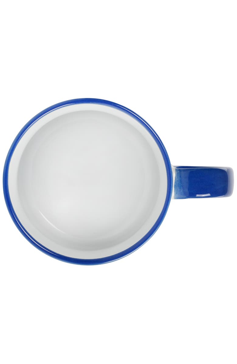 Mr. Coffee Parkmill 17oz 4 Piece Stoneware Coffee Mug Set, Alternate, color, Blue