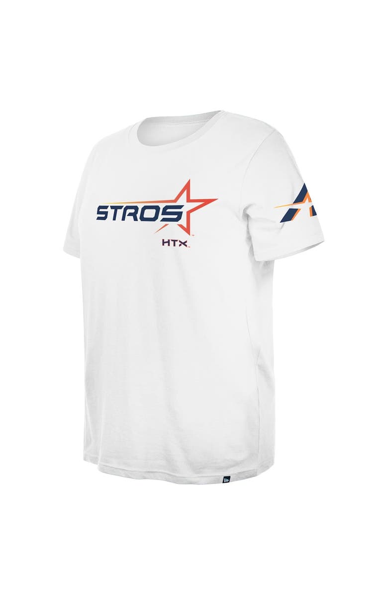 New Era Women's New Era  White Houston Astros 2025 City Connect Plus Size T-Shirt, Alternate, color, 