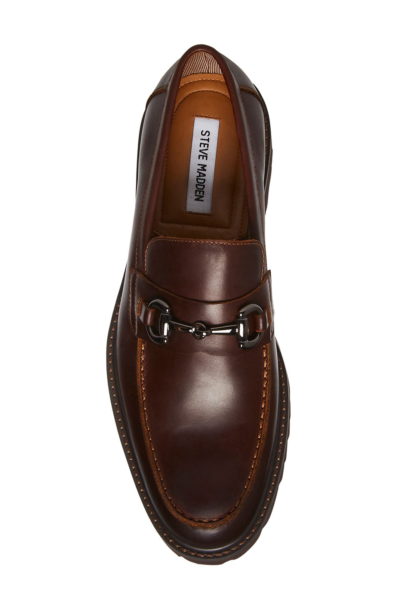 MADDEN Kramdin Bit Loafer, Alternate, color, BROWN LEATHER