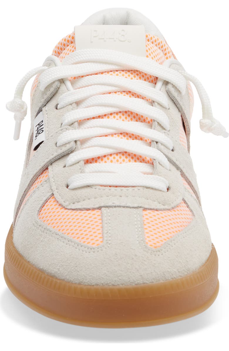 P448 Monza Sneaker, Alternate, color, White Orange