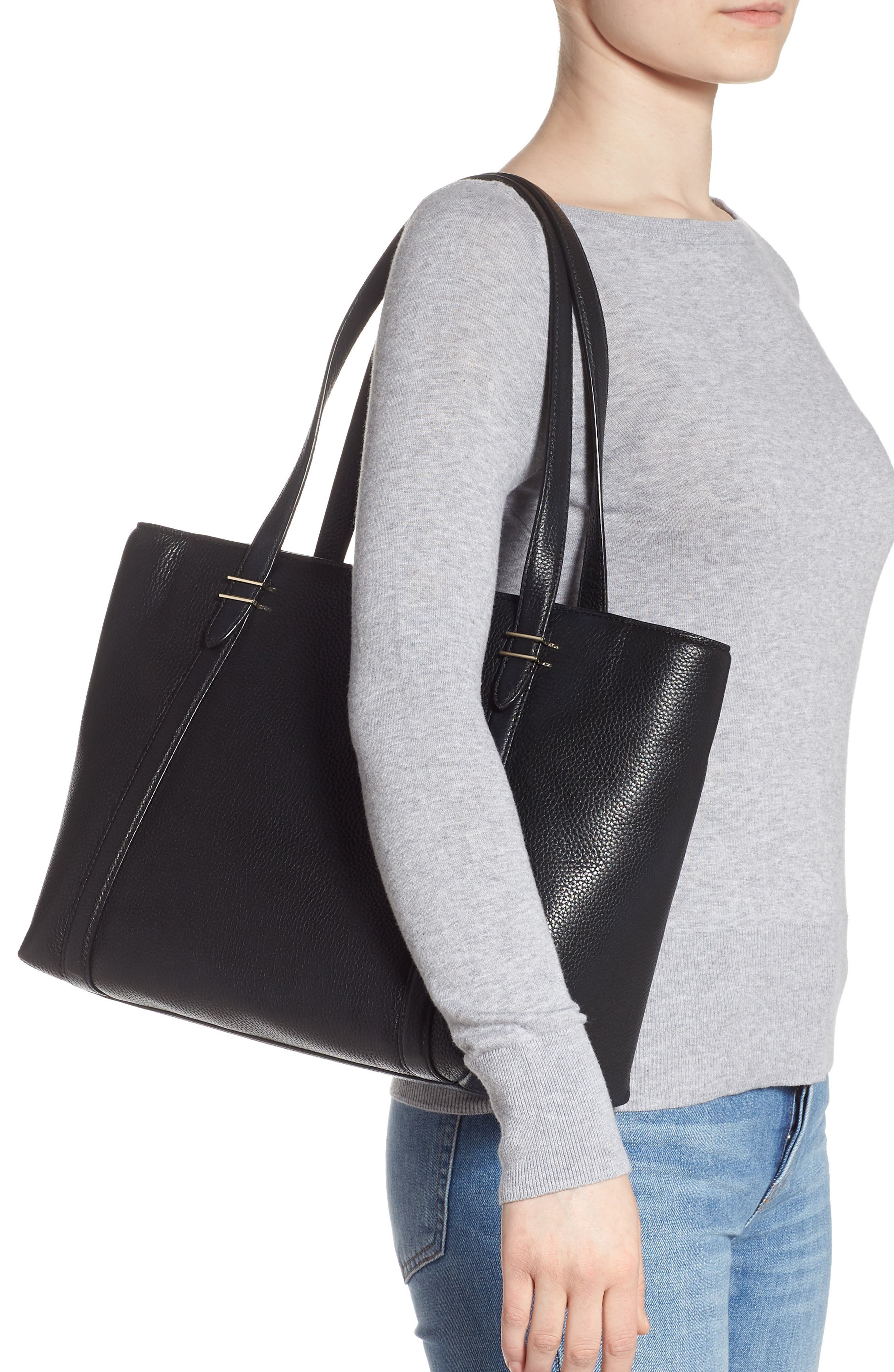 Kate Spade New York oakwood street chandra leather tote, Alternate, color, 