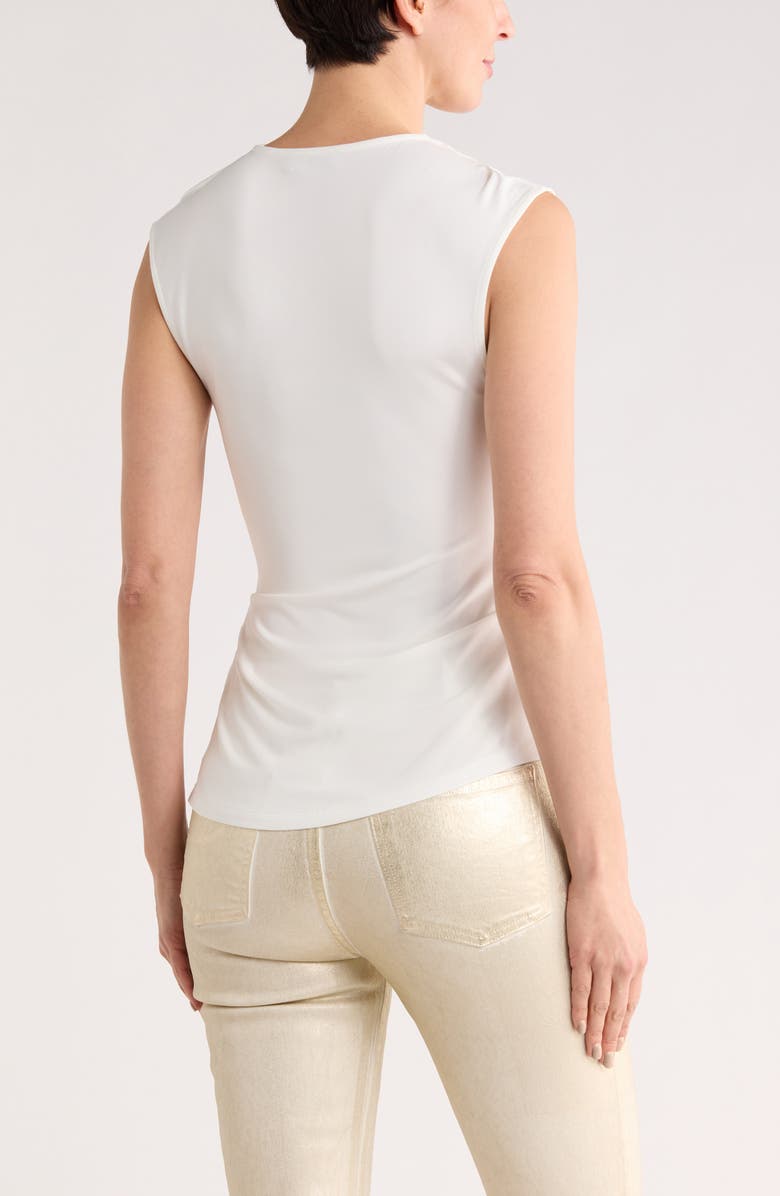 Simkhai Casmi Ruched Top, Alternate, color, Ivory
