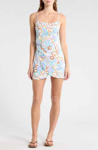By Your Side Print Sleeveless Minidress