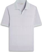 Bugatchi Tipped Johnny Collar Polo