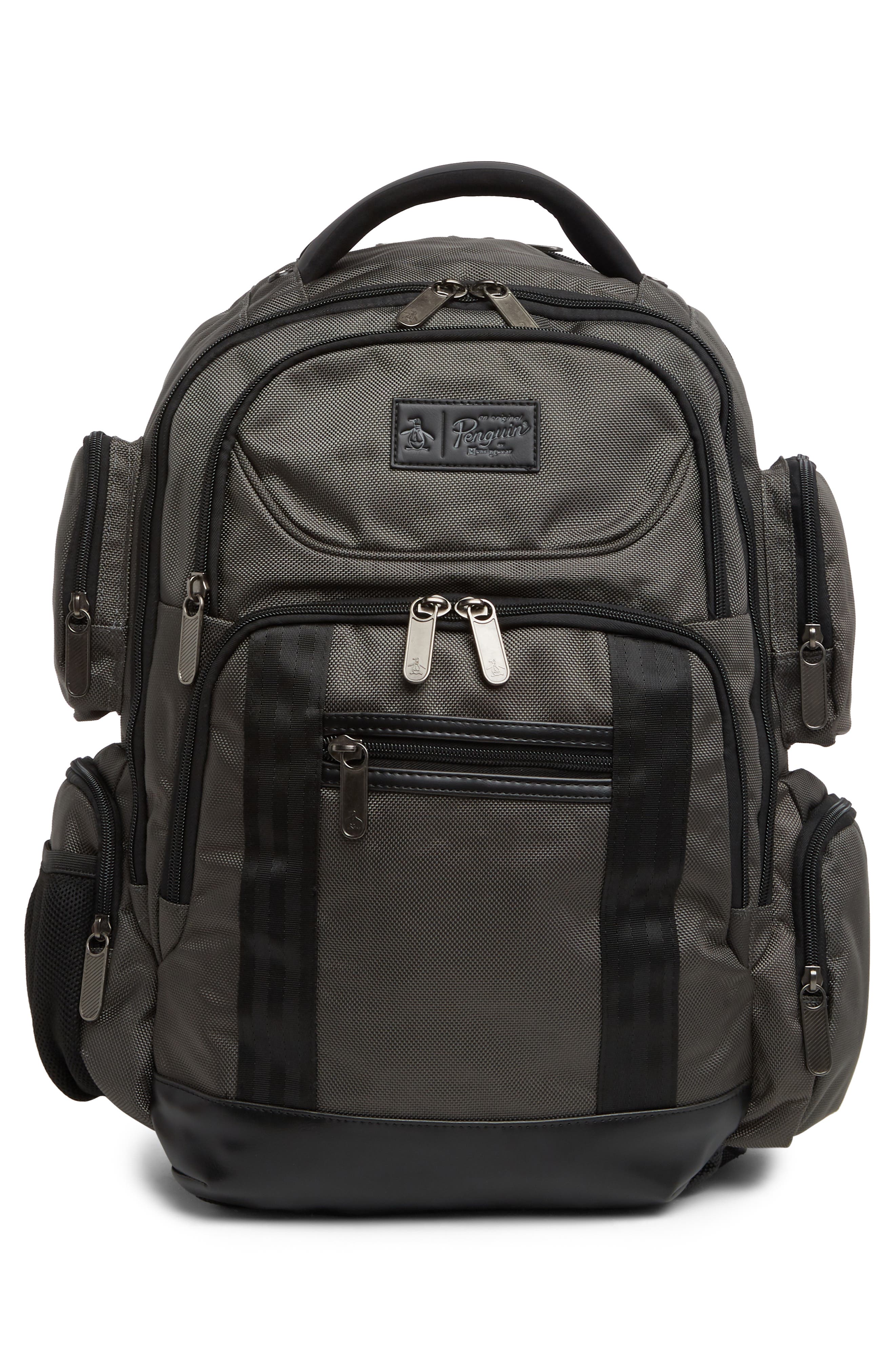 Original Penguin Odell Laptop Backpack, Main, color, 