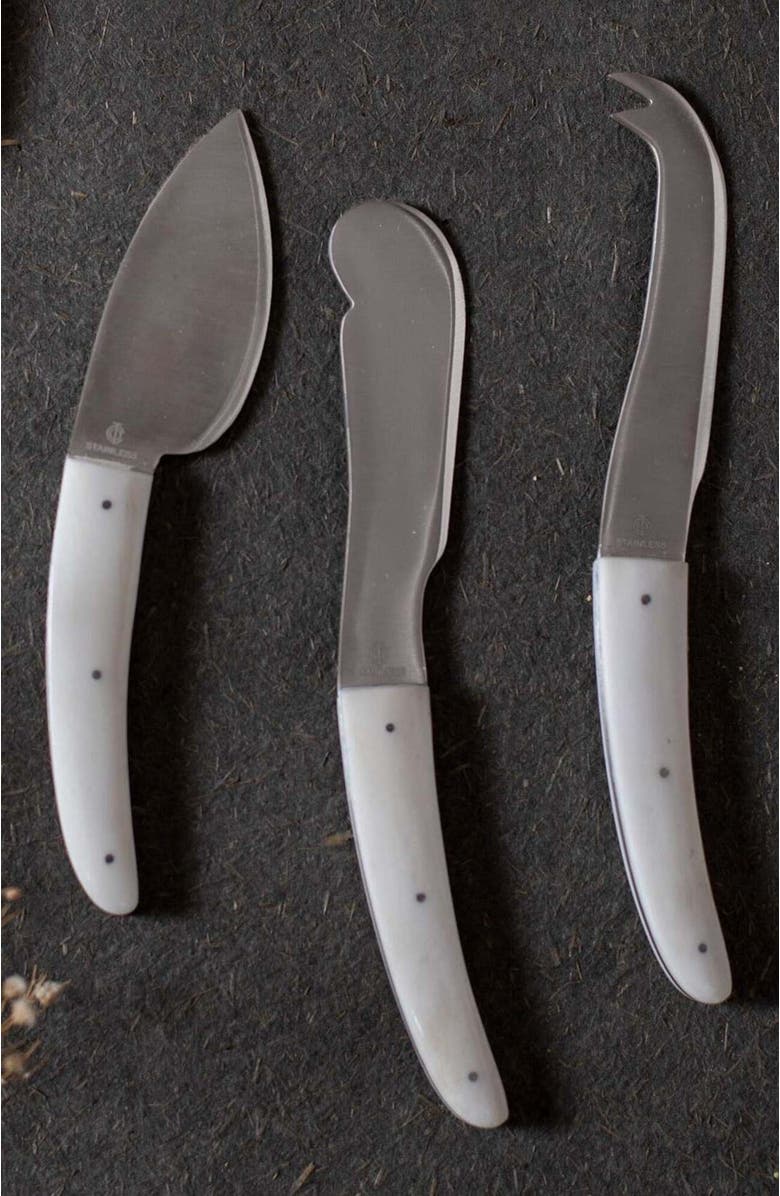 The Collective Home Blanco Cheese Tools - Set of 3, Main, color, Gray