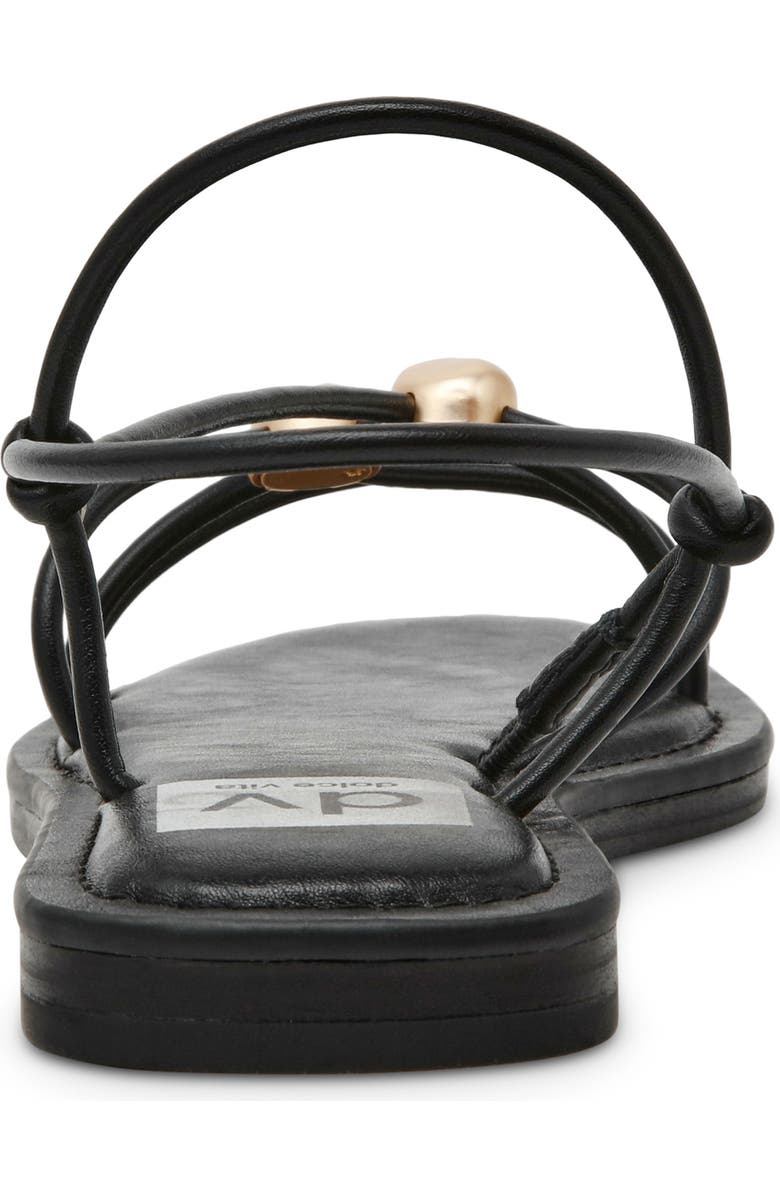 DV by Dolce Vita Jaide Rolled Strap Sandal, Alternate, color, Black