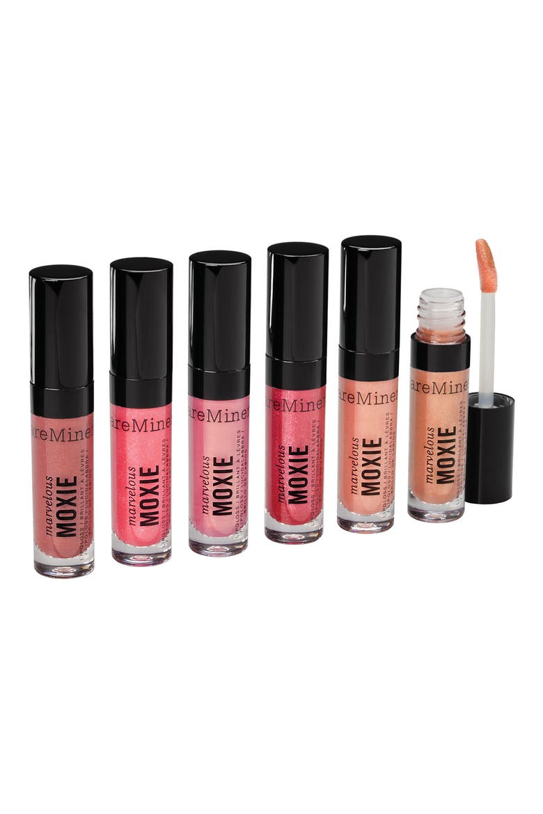 'Marvelous Moxie - Hot to Trot' Lipgloss Collection, Main, color, HOT TO TROT