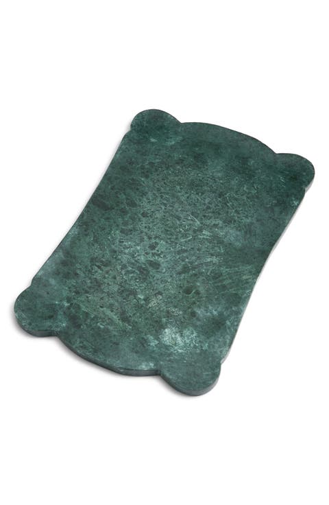 Scalloped Marble Serving Board