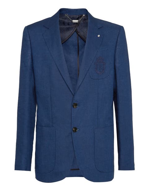 Linen Blazer Men