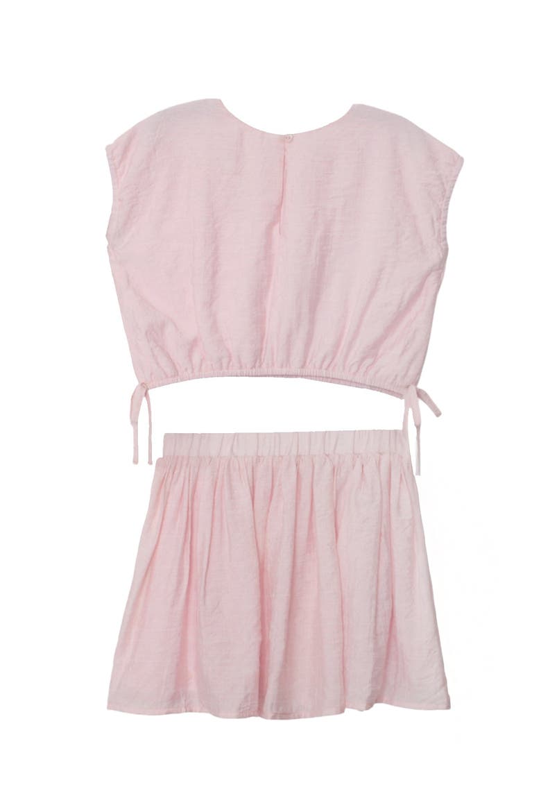Girlpop Dropshoulder Two Piece Set Pink, Alternate, color, Pink