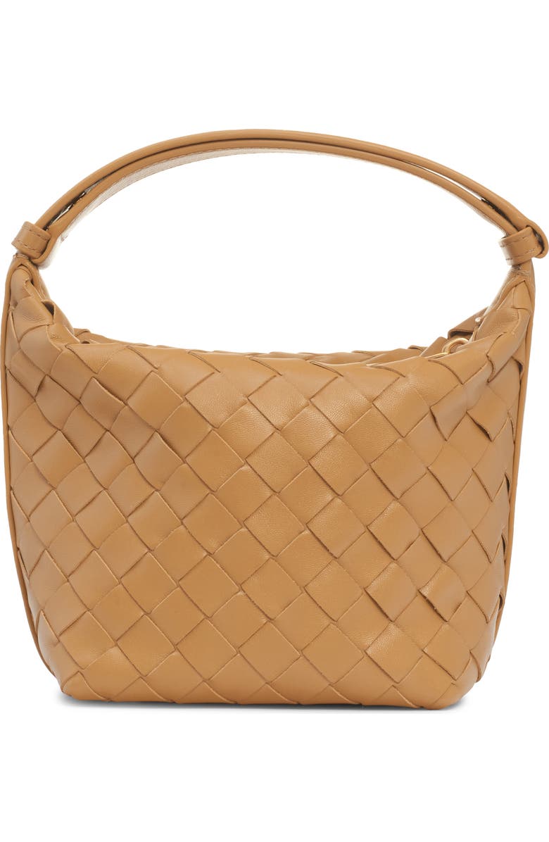 Bottega Veneta Candy Wallace Intrecciato Handheld Pouch, Alternate, color, Dark Praline-Gold