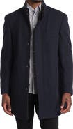 Hart Schaffner Marx Genoa Wool Blend Twill Coat