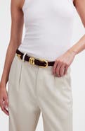 Madewell Triple Keeper Suede Belt