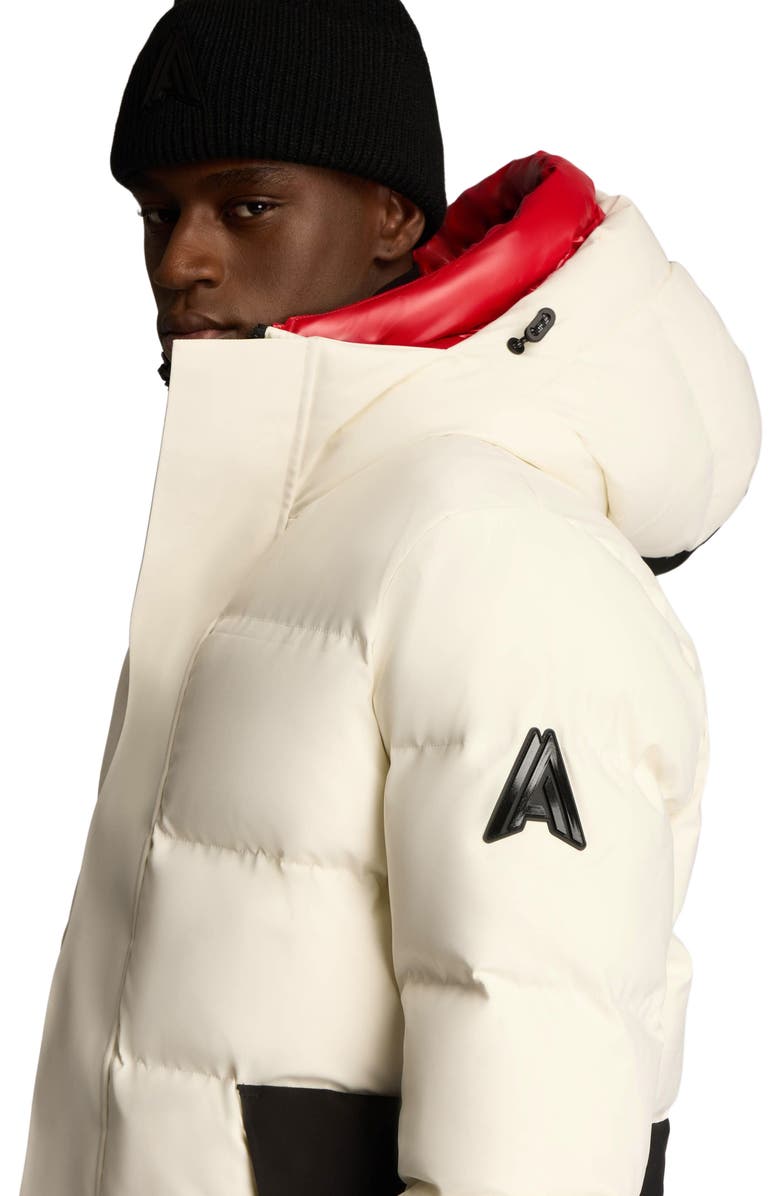 Alpenhaus Virterre Expedition Puffer with Contrast Double Hood, Alternate, color, Snow-White