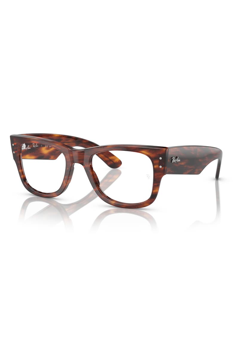 Ray-Ban 51MM SQUARE MEGA WAYFARER, Alternate, color, Striped Hava