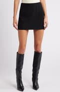 Open Edit Tailored Miniskirt
