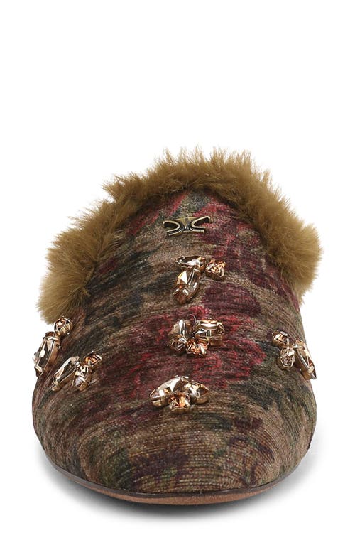 Circus Ny By Sam Edelman Tillie Faux Fur Trim Mule In Multi