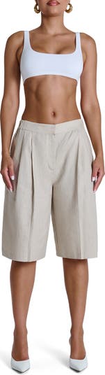 Linen Suiting Shorts
