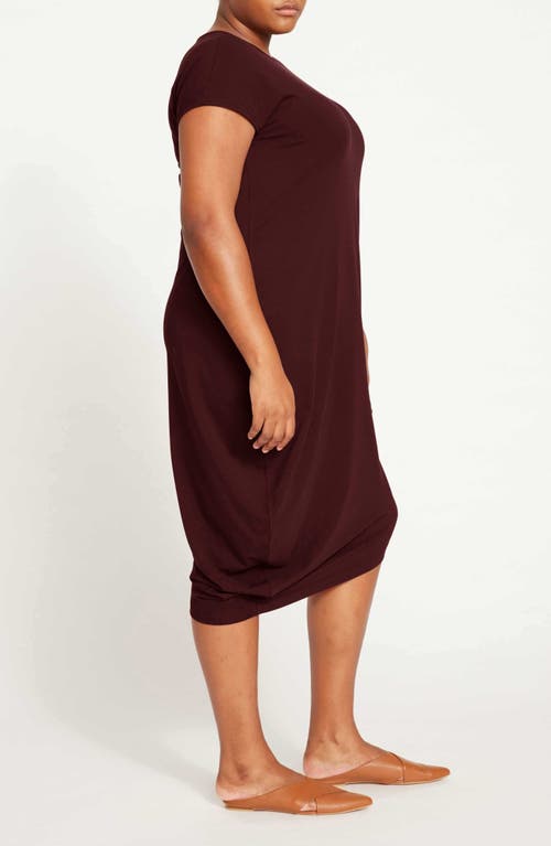 Universal Standard Geneva Dress In Black Cherry