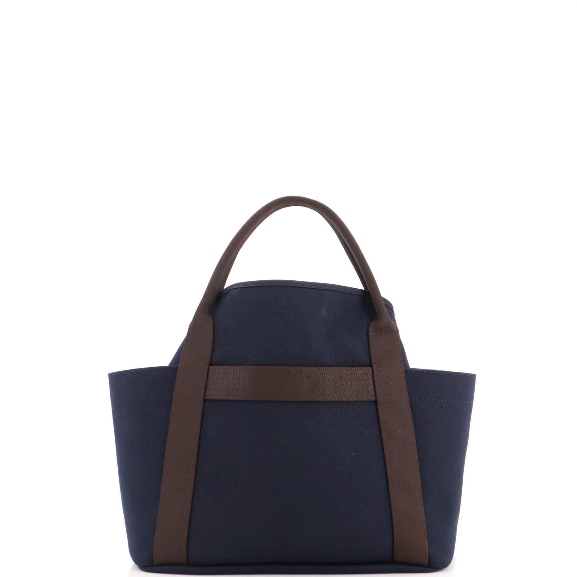 Sac De Pansage Groom Handbag Canvas, Alternate, color, Blue