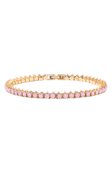 Isabella Blush Tennis Bracelet