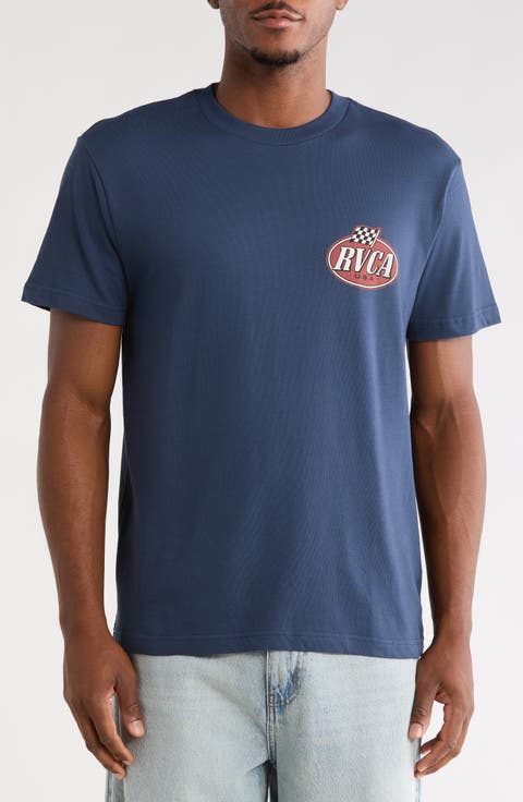 Speed Check Cotton Graphic T-Shirt