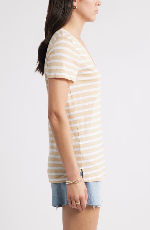 Caslonr Caslon(r) Cotton & Modal V-neck T-shirt
