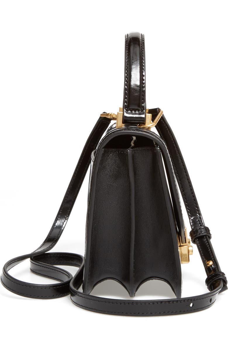 Tory Burch Mini Juliette Leather Top Handle Satchel, Alternate, color,