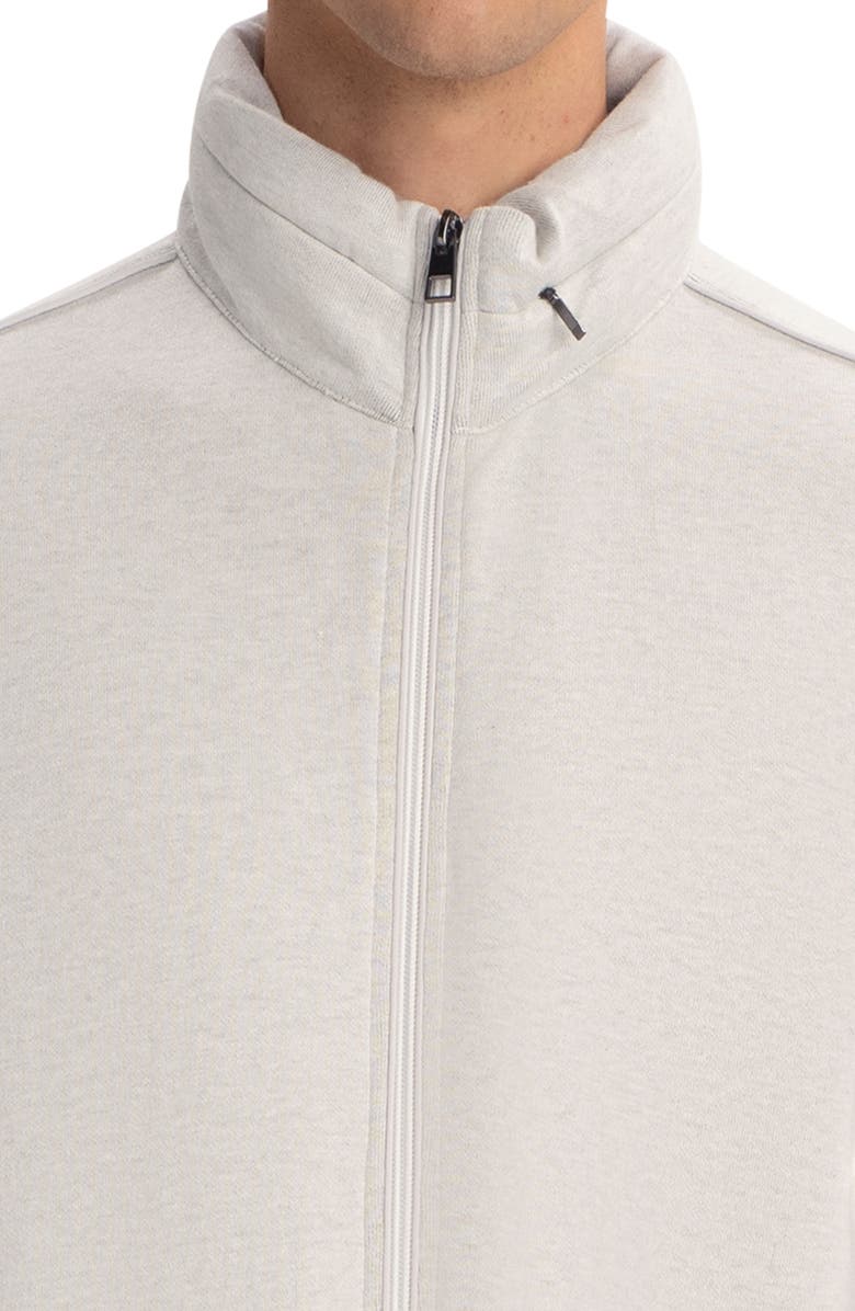 Bugatchi Comfort Cotton Blend Mock Neck Jacket, Alternate, color, 