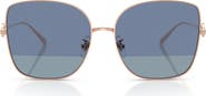 Tory Burch 60mm Oversize Butterfly Sunglasses