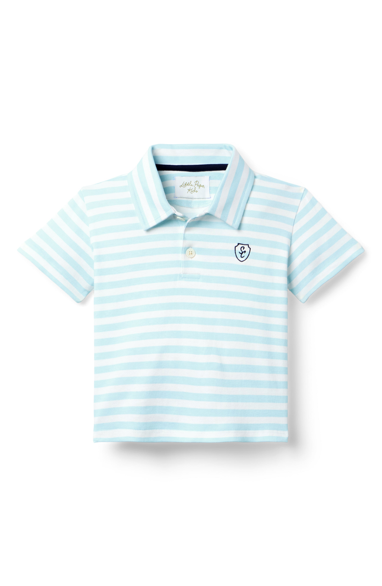 Little Paper Kids Archie Polo, Main, color, Ice Stripe