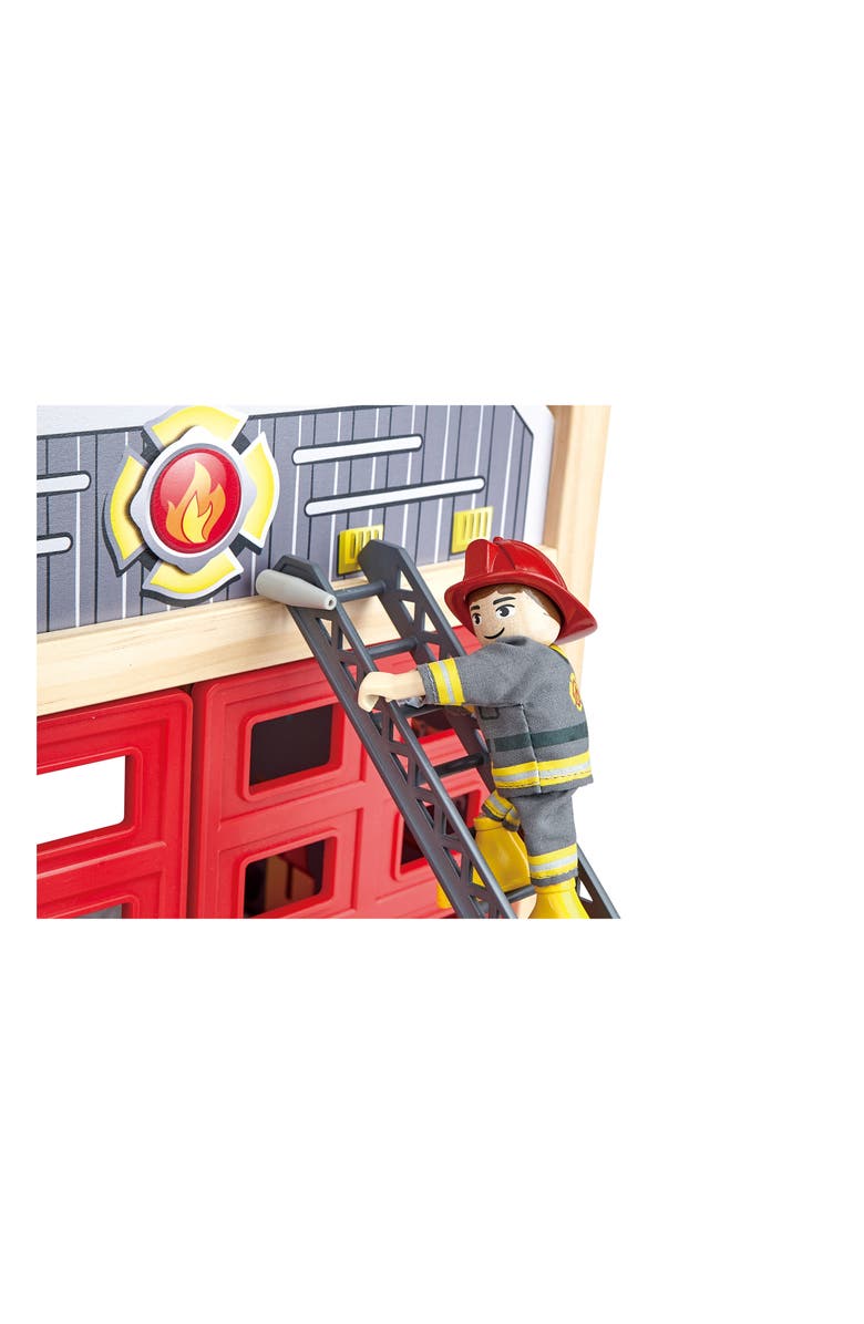 Hape Fire Station, Alternate, color, Red