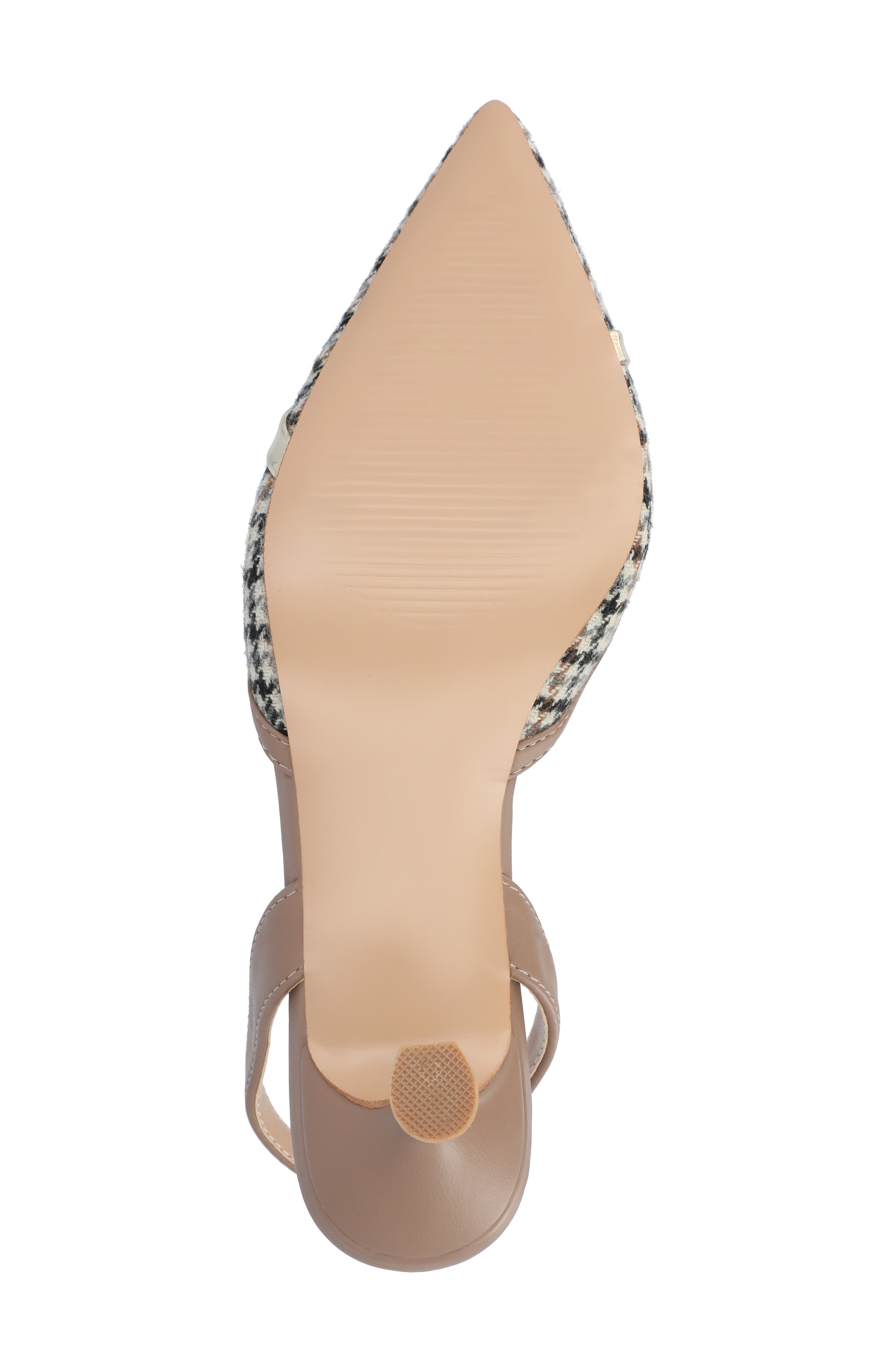 Nellia Slingback Pointed-Toe Pump, Alternate, color, TAUPE