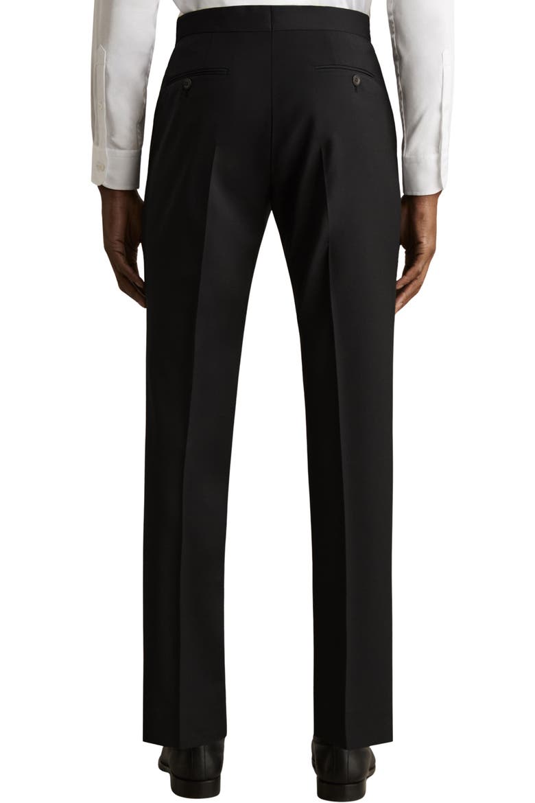 Promise Slim Fit Wool Blend Pants, Alternate, color, BLACK
