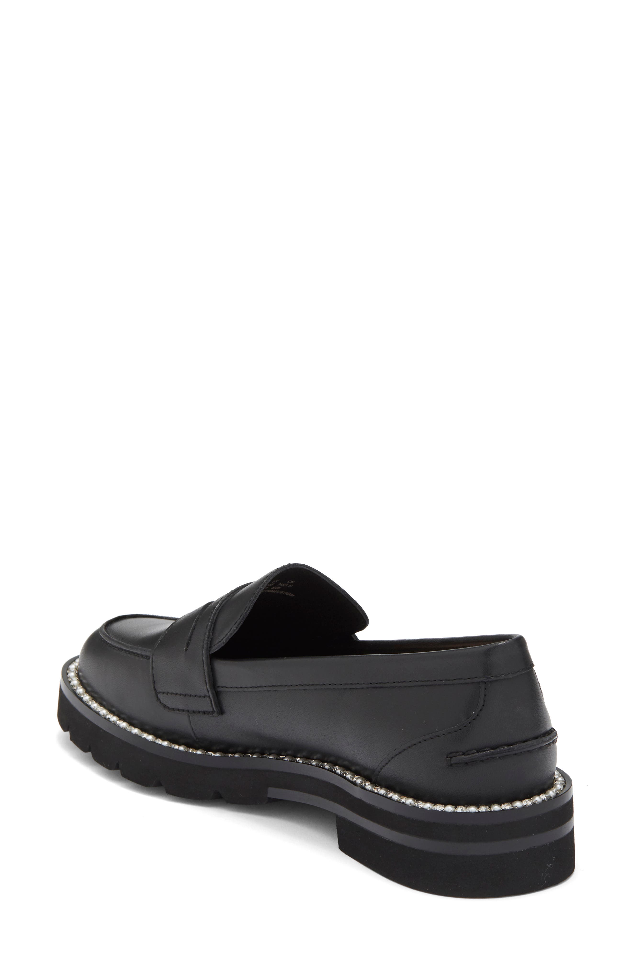 Monty Penny Loafer, Alternate, color, BLACK