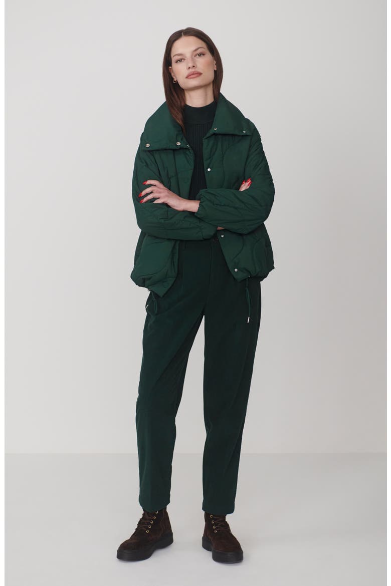Fabia Quilted Jacket, Alternate, color, PONDEROSA PINE